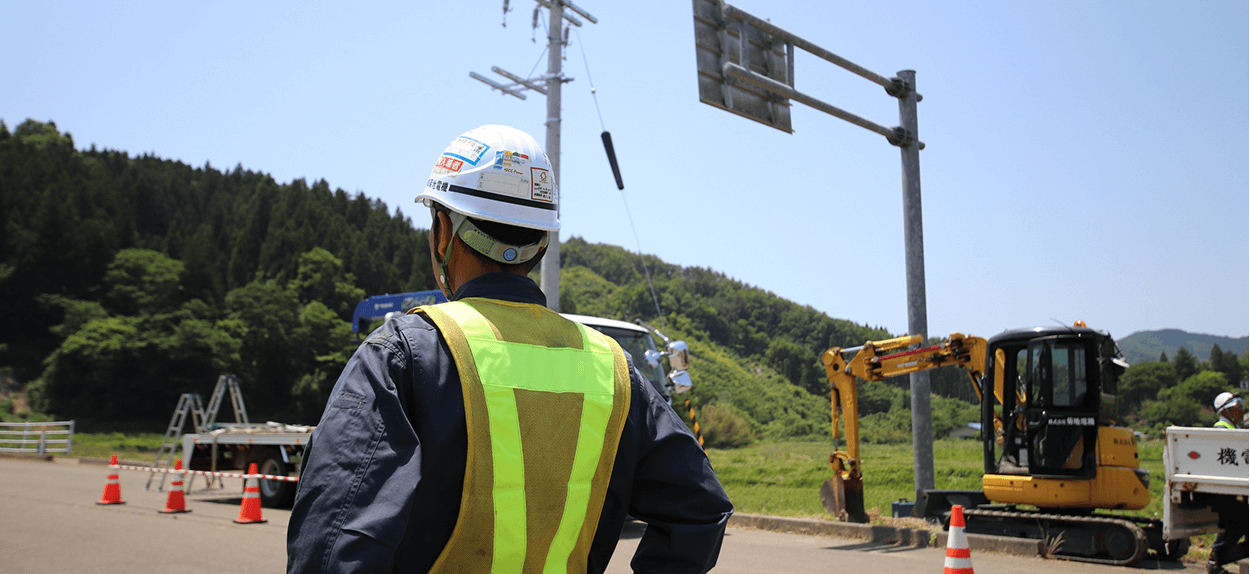 大規模工事もお任せ下さい。